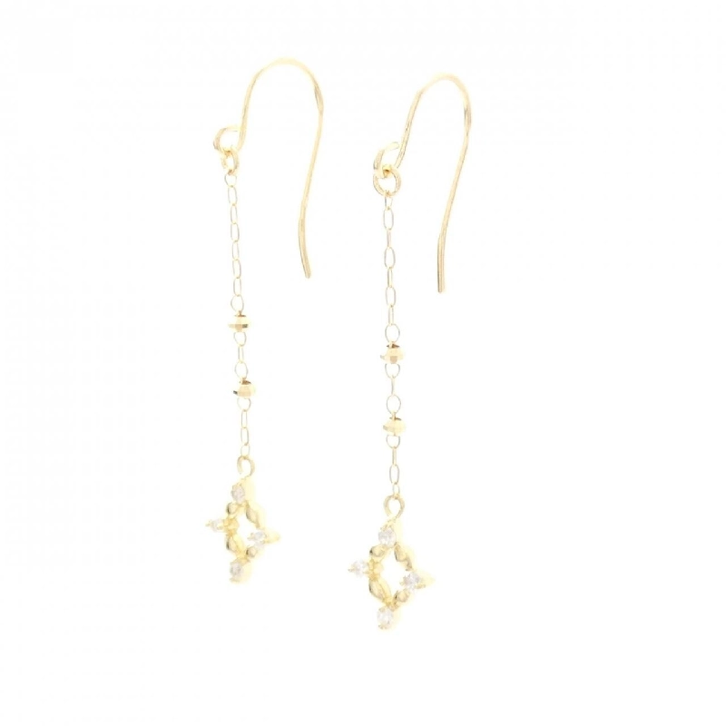 K18YG Bông tai kim cương 0.08CT - Hàng hiệu Chính hãng 877307