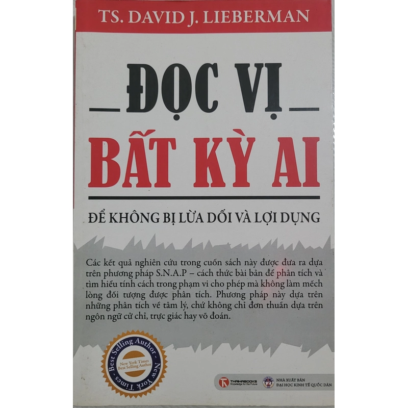 Đọc vị bất kỳ ai - David J. Lieberman (còn mới 90%) 491410
