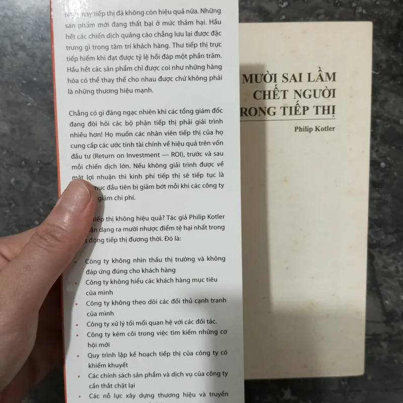 (Sách Marketing) Sách 10 Sai Lầm Chết Người Trong Tiếp Thị 1019912