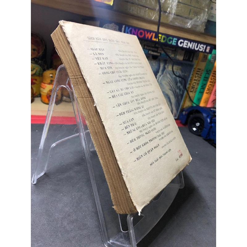 Bến thác mới 50% ố nặng có dấu mộc và viết nhẹ trang đầu 1987 Văn Linh HPB0906 SÁCH VĂN HỌC 914983