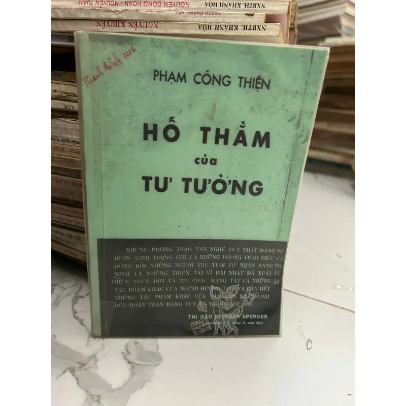 Hố Thẳm Của Tư Tưởng – Phạm Công Thiện 718217