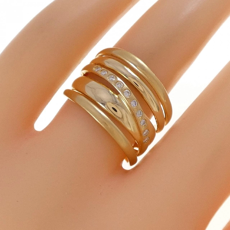 Nhẫn kim cương K18YG 0.11CT - Hàng hiệu chính hãng 854062