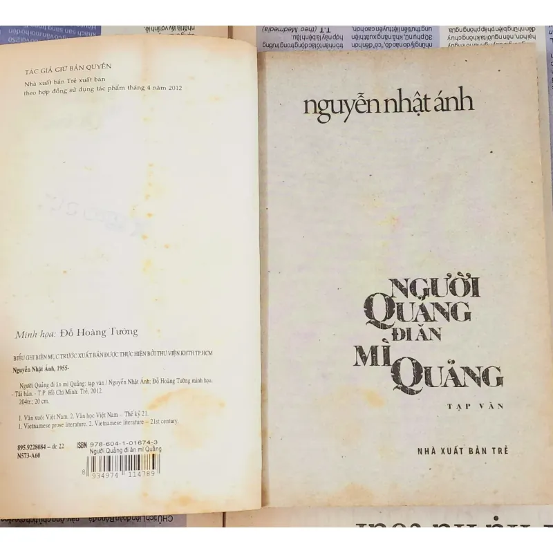 Nhà văn Nguyễn Nhật Ánh: NGƯỜI QUẢNG ĐI ĂN MÌ QUẢNG (tạp văn, 202 trang) 1003735