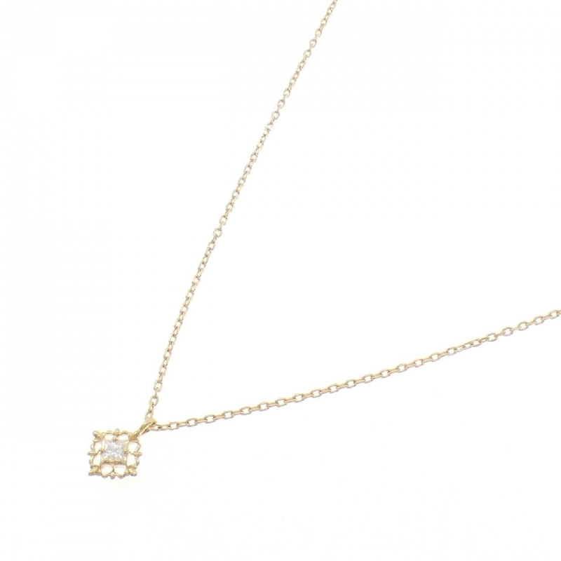 Dây chuyền kim cương Agat 0.05CT - Hàng hiệu Authentic 840320