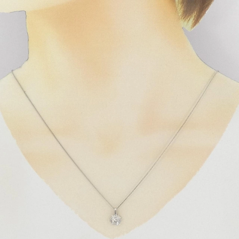 Dây chuyền kim cương PT900/PT850 0.40CT - Hàng hiệu Authentic 863596