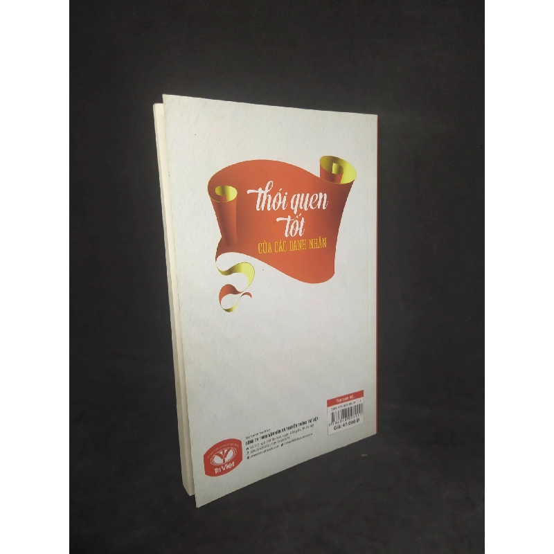 Thói quen tốt của danh nhân mới 90% HCM1912 910629