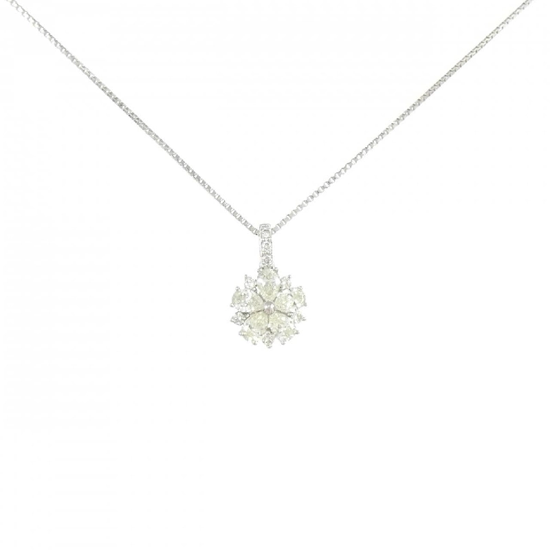 Dây chuyền kim cương hoa PT900/PT850 0.30CT - Hàng hiệu Chính hãng 859087