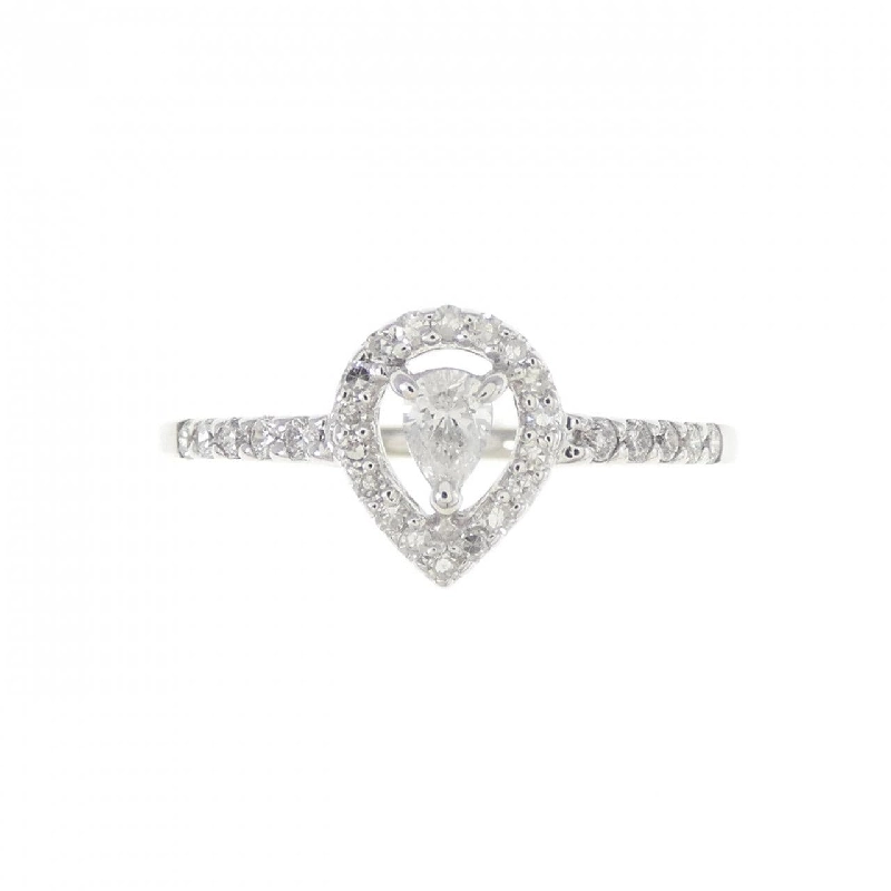 Nhẫn kim cương K14WG 0.093CT 672809