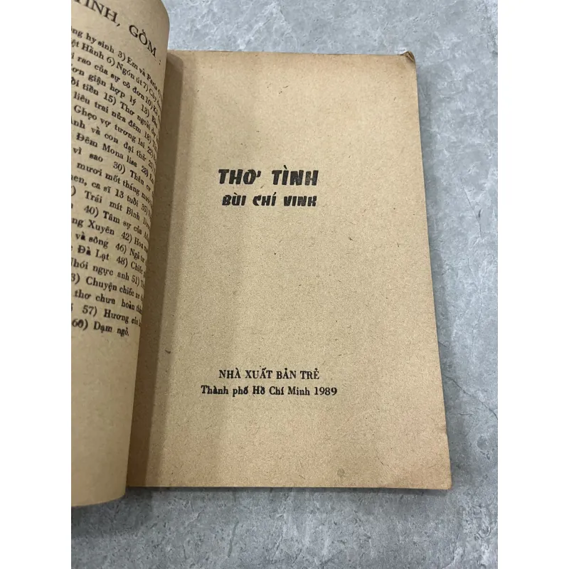 THƠ TÌNH - BÙI CHÍ VINH 990759