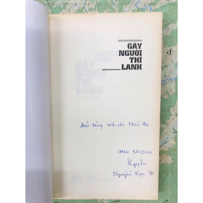 Gáy người thì lạnh - Nguyễn Ngọc tư ( sách có chữ ký tác giả ) 128051