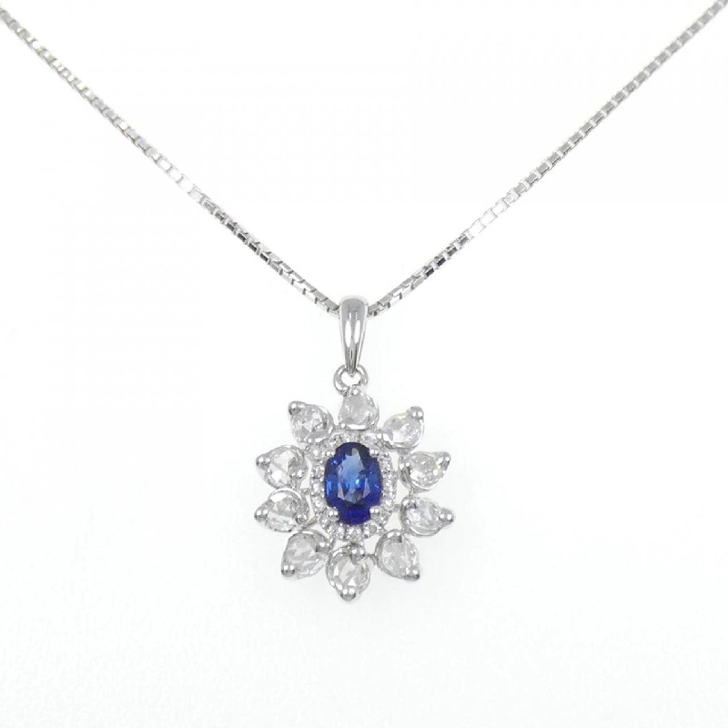 K18WG Sapphire Necklace - Hàng hiệu Authentic 867250