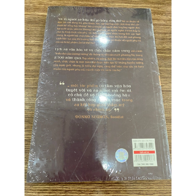 Lịch Sử Vú - Marilyn Yalom- NXB Phụ Nữ- Sách mới nguyên seal 408573
