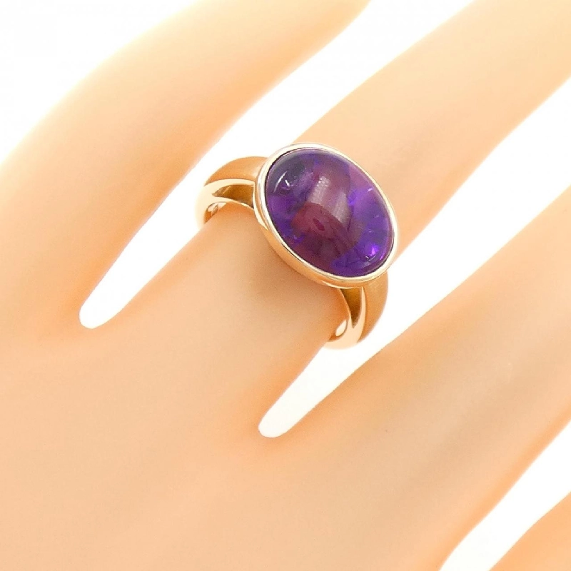 Nhẫn Amethyst K18PG 670784