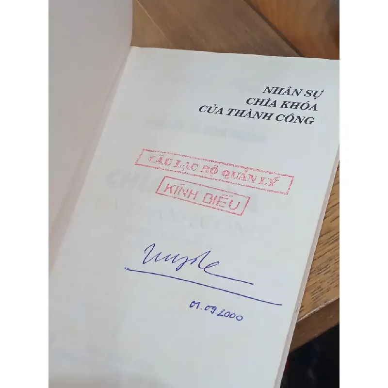 Nhân sự: Chìa khóa của sự thành công - Trần Quang Tuệ 718750