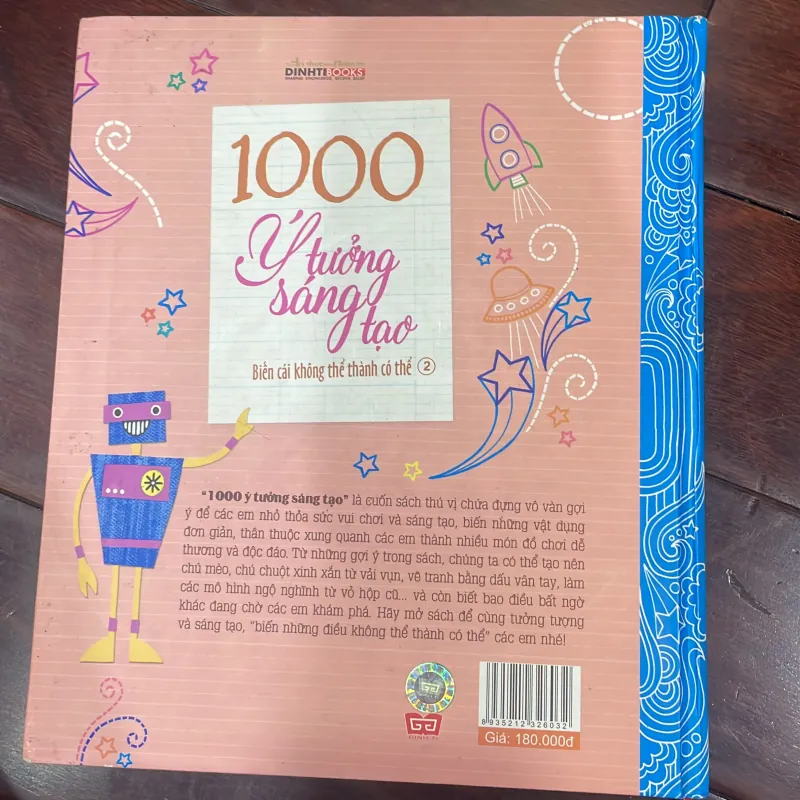 USBORNE - 1000 ý tưởng sáng tạo - biến cái không thể thành có thể - đinh tị  1027098