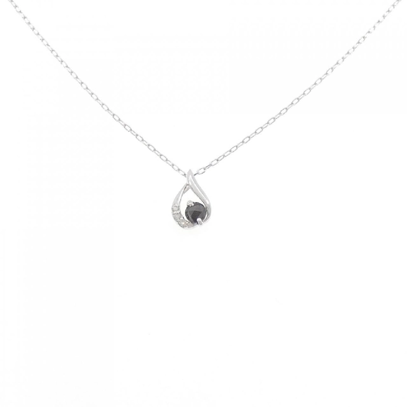 Dây chuyền kim cương K18WG 0.16CT - Hàng hiệu Chính hãng 860432