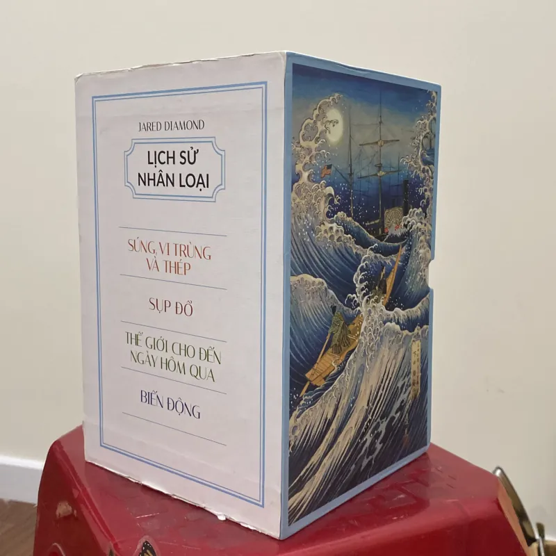 LỊCH SỬ NHÂN LOẠI - JARED DIAMOND - FULL BOX 4 CUỐN BÌA CỨNG 1025398