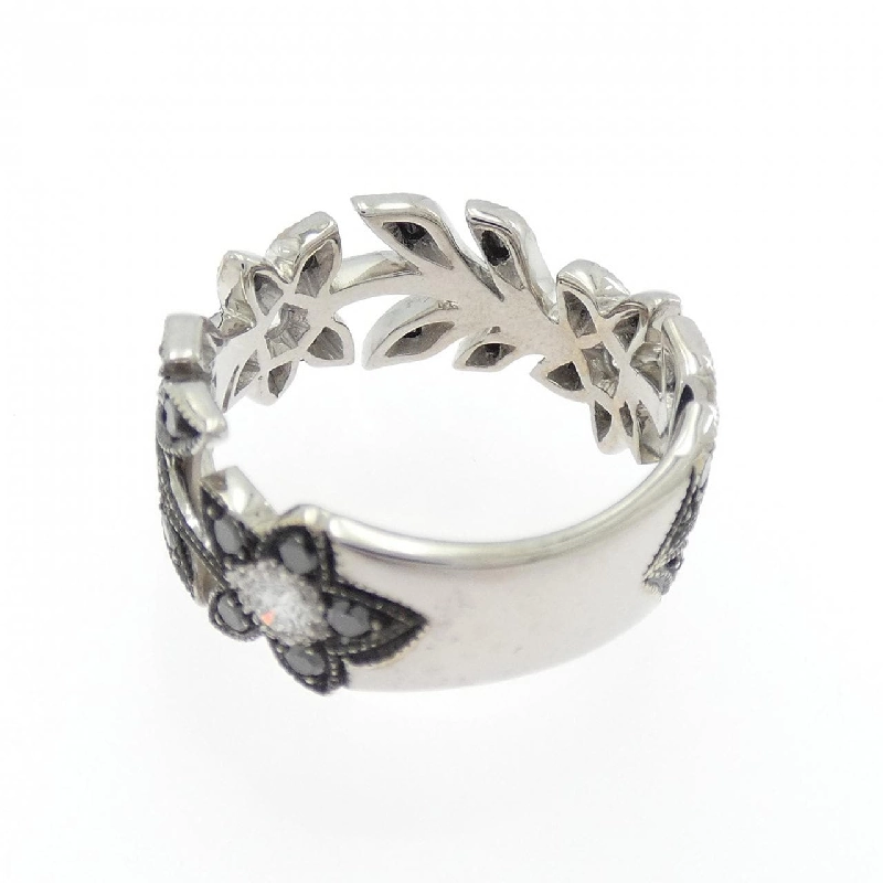 Nhẫn kim cương hoa K18WG/K18BG 0.18CT - Hàng hiệu chính hãng 853972