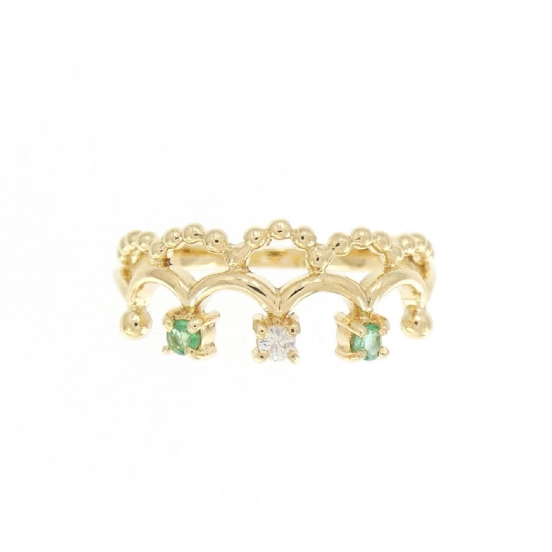 Nhẫn ngọc lục bảo K18YG 671365