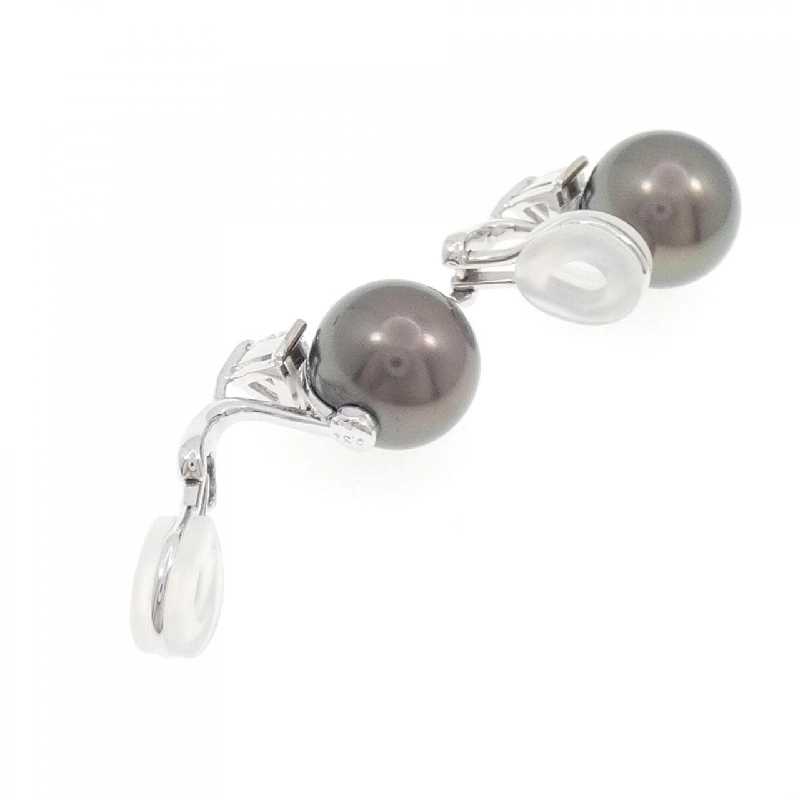 Mikimoto Bông tai ngọc trai đen 10.8mm - Hàng hiệu Chính hãng 845203