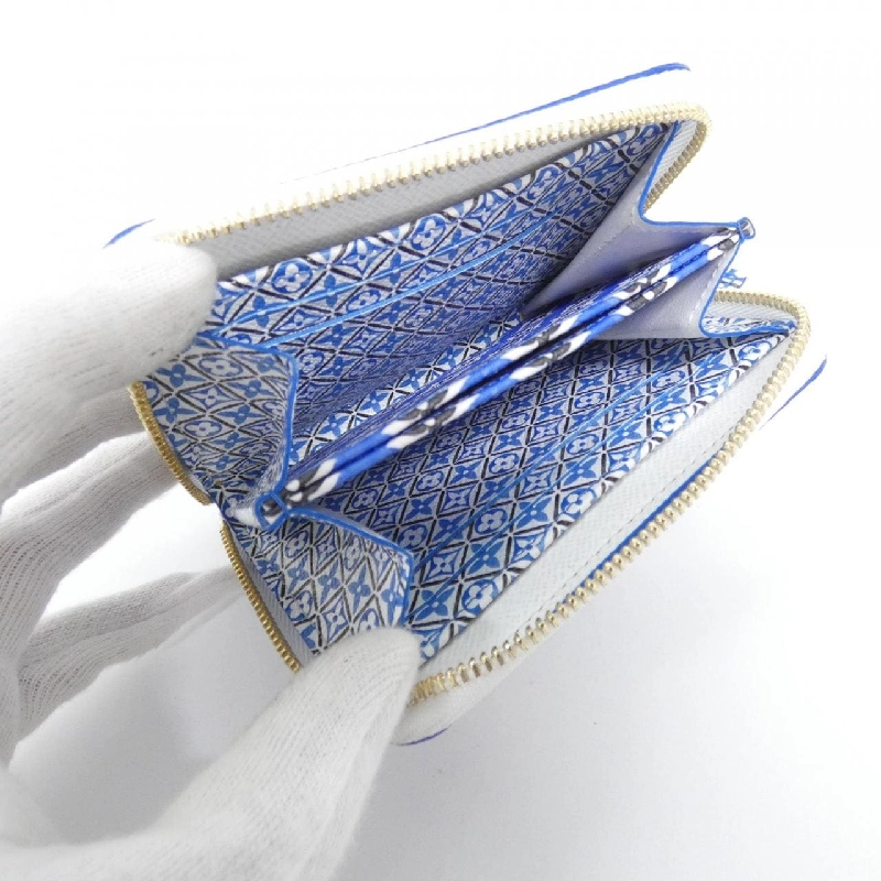 Túi tiền xu Louis Vuitton Monogram Flower Tile (LV Baiza Pool) Zippy Coin Purse M82417 620956