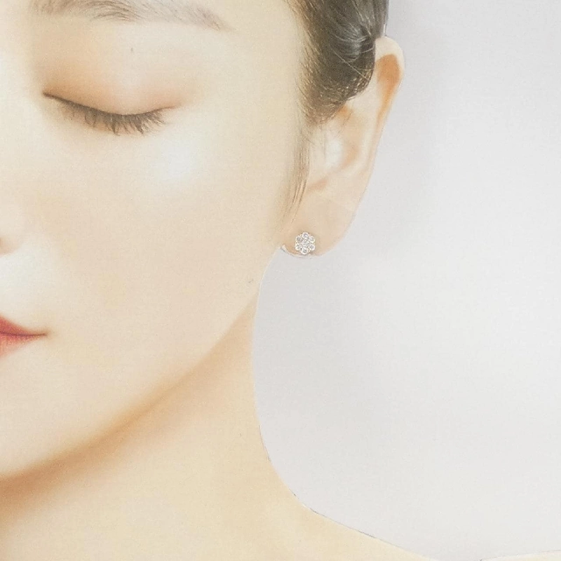 K18YG Bông tai hoa kim cương 0.50CT - Hàng hiệu Chính hãng 865577