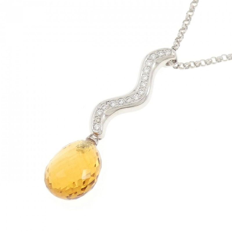 Dây chuyền Citrine 750WG - Hàng hiệu Chính hãng 861273