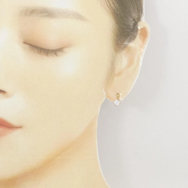 K18YG Bông tai Cubic - Hàng hiệu Chính hãng 875776