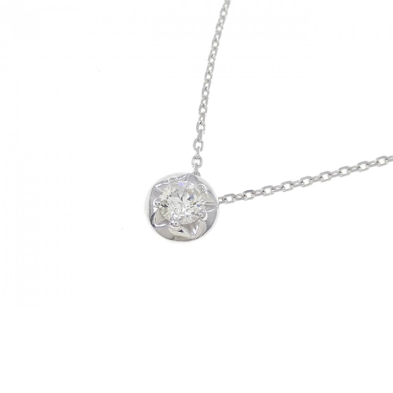 K18WG Ngôi sao Kim cương Dây chuyền 0.133CT - Hàng hiệu Chính hãng 858235