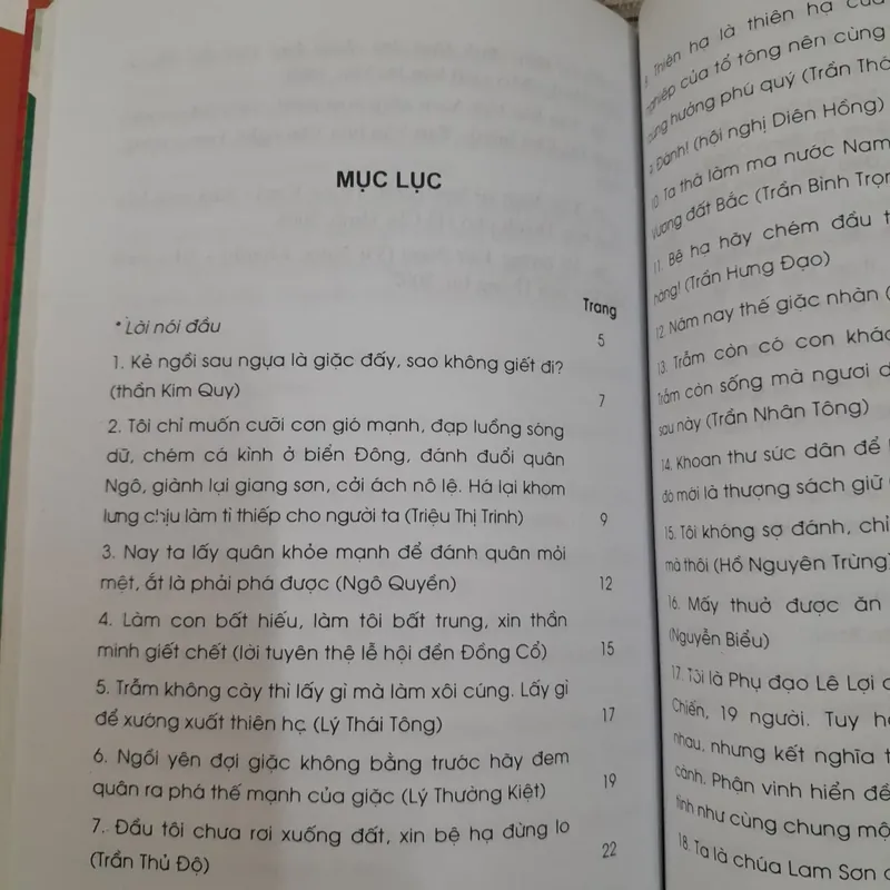 52 câu nói nổi tiếng trong sử Việt. Trần Đình Ba 601439