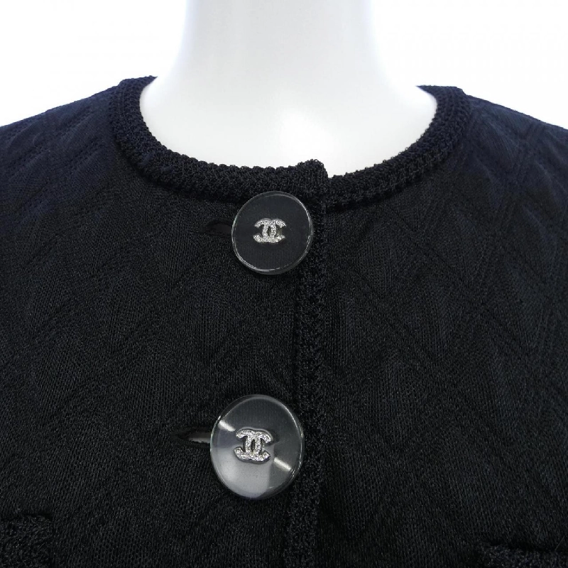 CHANEL P57008K07441 17A Áo khoác không cổ - Hàng hiệu Chính hãng 823937