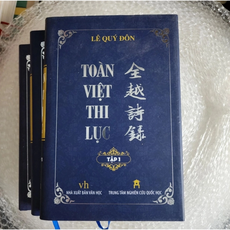 Toàn Việt thi lục | Lê Quý Đôn I trọn bộ 3 tập bìia
cứng 459775