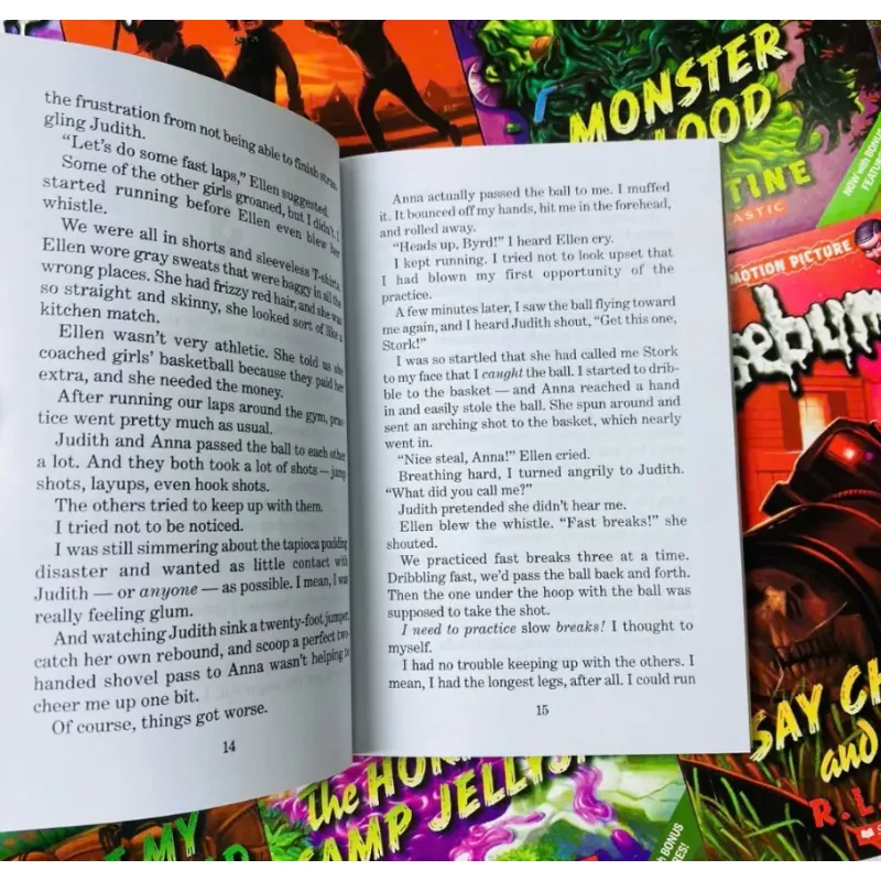 Bộ truyện - Goosebumps 10 quyển - Cơn sốt kinh dị tuổi thơ đã trở lại, sách nhập trung đẹp 936554