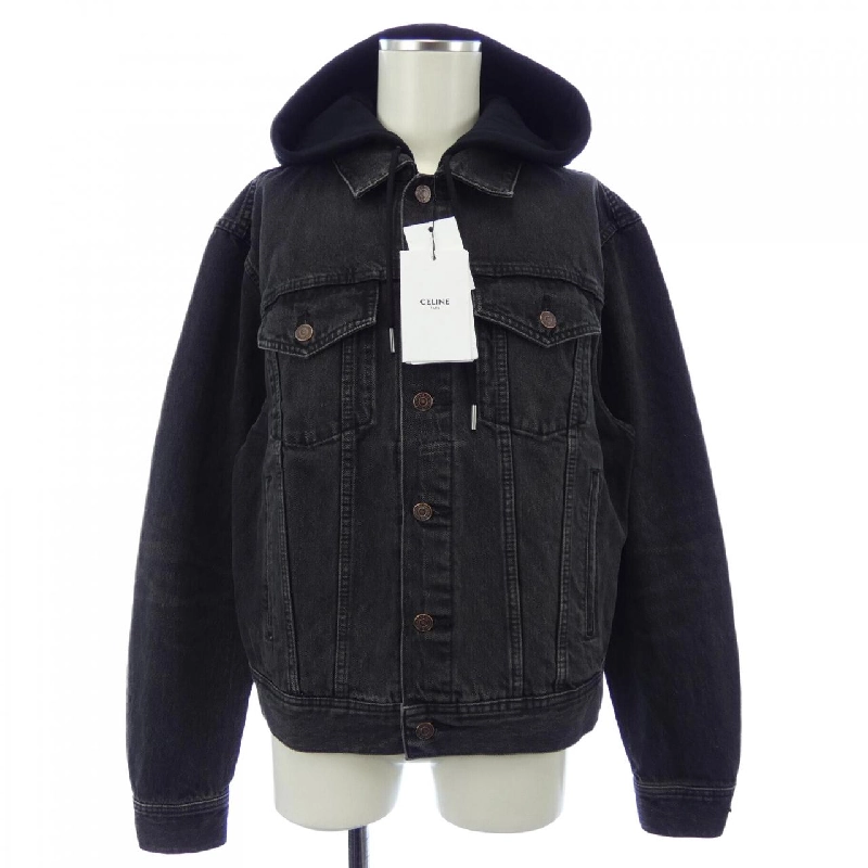 Celine CELINE Áo khoác denim Trucker 2Q472947F - Hàng hiệu Chính hãng 893707