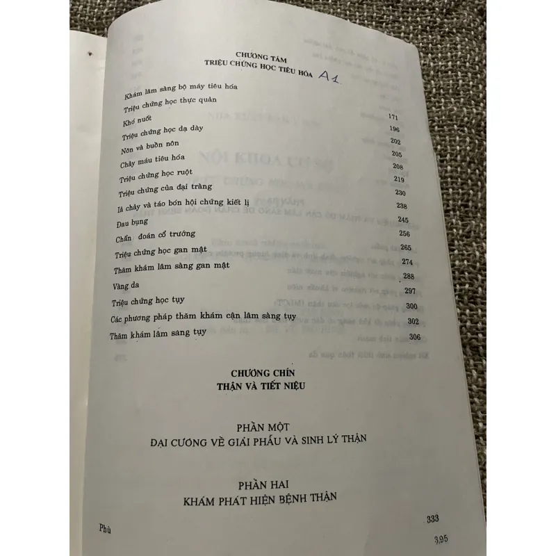 Nội khoa cơ sở (triệu chứng học nội khoa); 400 trang khổ lớn  1022816