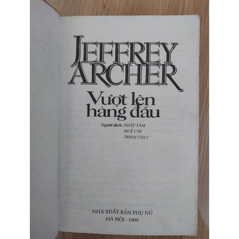 Jeffrey Archer - Vượt Lên Hàng Đầu 358928