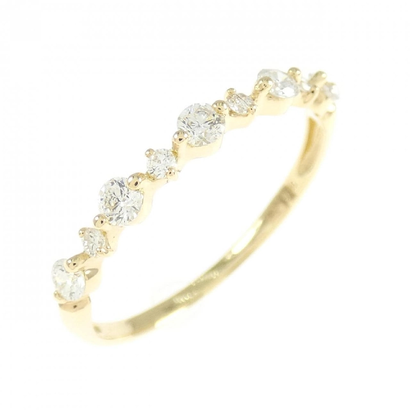 Nhẫn kim cương K18YG 0.30CT 671379