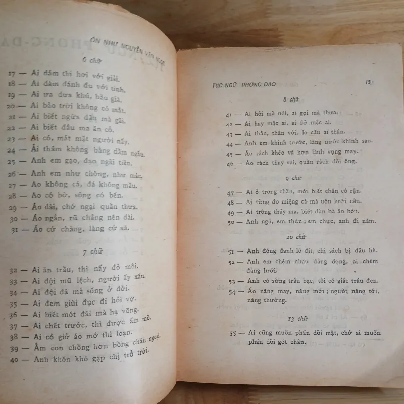 Tục Ngữ Phong Dao (Một Kho Vàng Chung Của Nhân Loại) - Mặc Lâm Xuất Bản 1967 800058