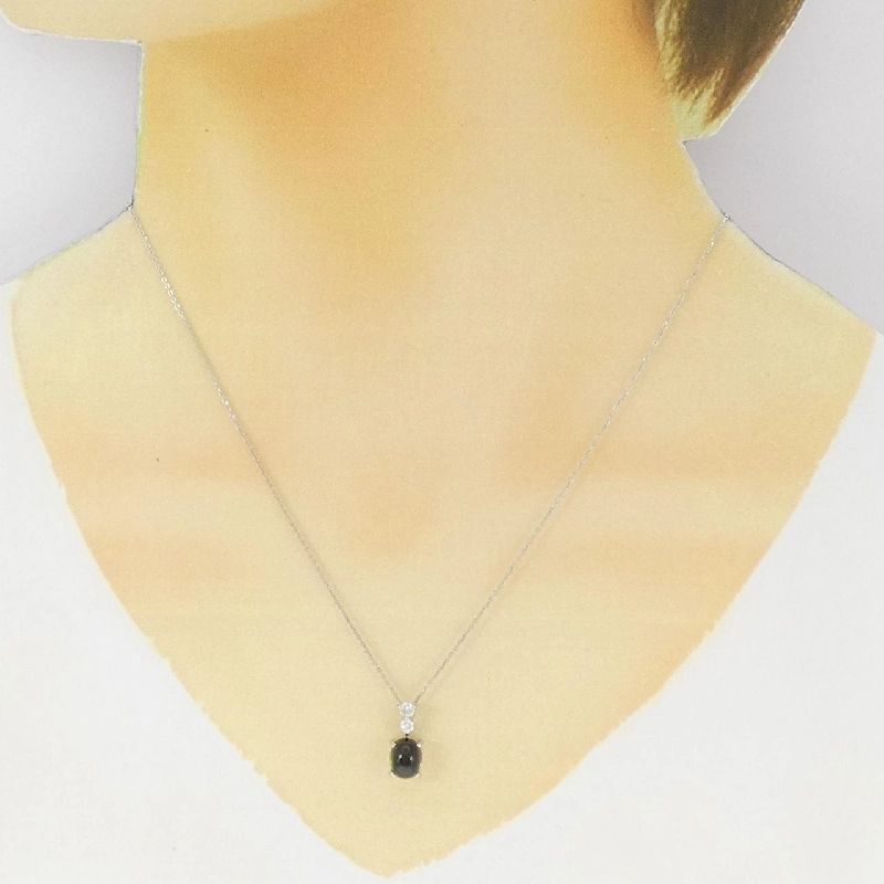 K18WG Tourmaline Necklace 1.89CT - Hàng hiệu Authentic 866645