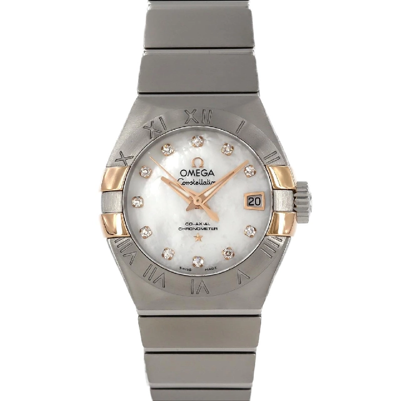 Đồng hồ Omega Constellation Brush RG Combi 11P 123.20.27.20.55.004 SSxPG tự động - Hàng hiệu Chính hãng 882466