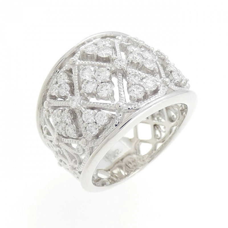 Nhẫn kim cương K18WG 1.02CT 672420