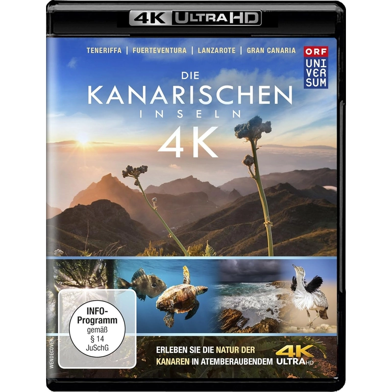Đĩa BluRay phim tài liệu Die Kanarischen Inseln (The Canary Islands) 2016 UltraHD 4K 2160p 531940