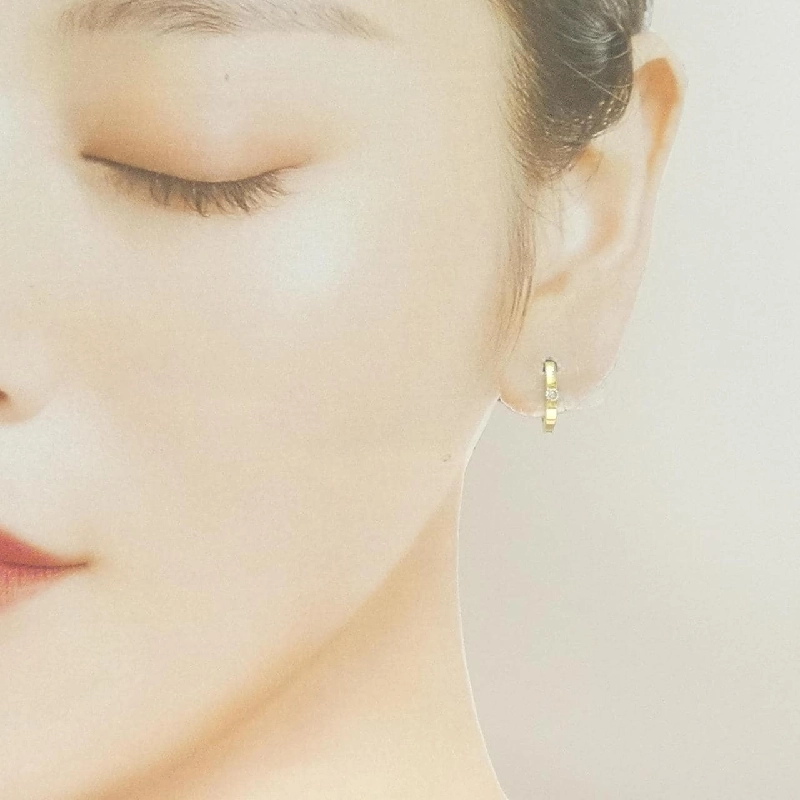 K18YG Bông tai kim cương 0.05CT một bên - Hàng hiệu Chính hãng 866468