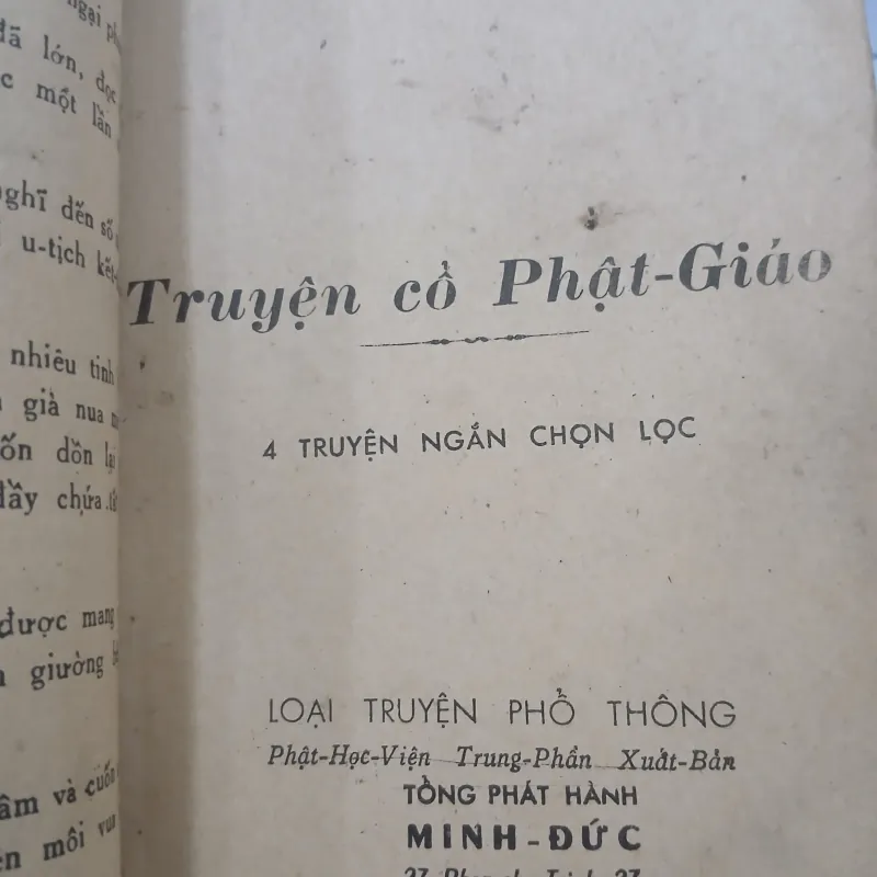 TRUYỆN CỔ PHẬT GIÁO - MINH CHIẾU 970276
