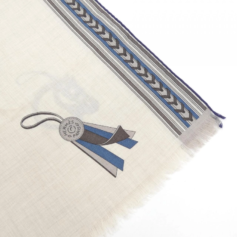 HERMES ET GRIS GRIS H693944T Khăn choàng hình chữ nhật - Hàng hiệu Chính hãng 885071