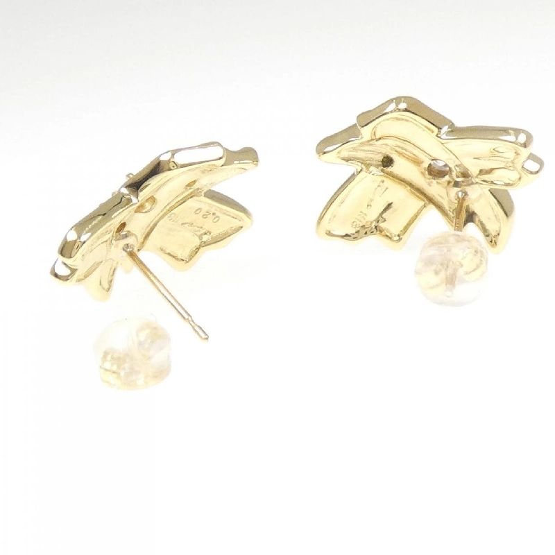 K18YG Bông tai kim cương 0.20CT - Hàng hiệu Chính hãng 868424