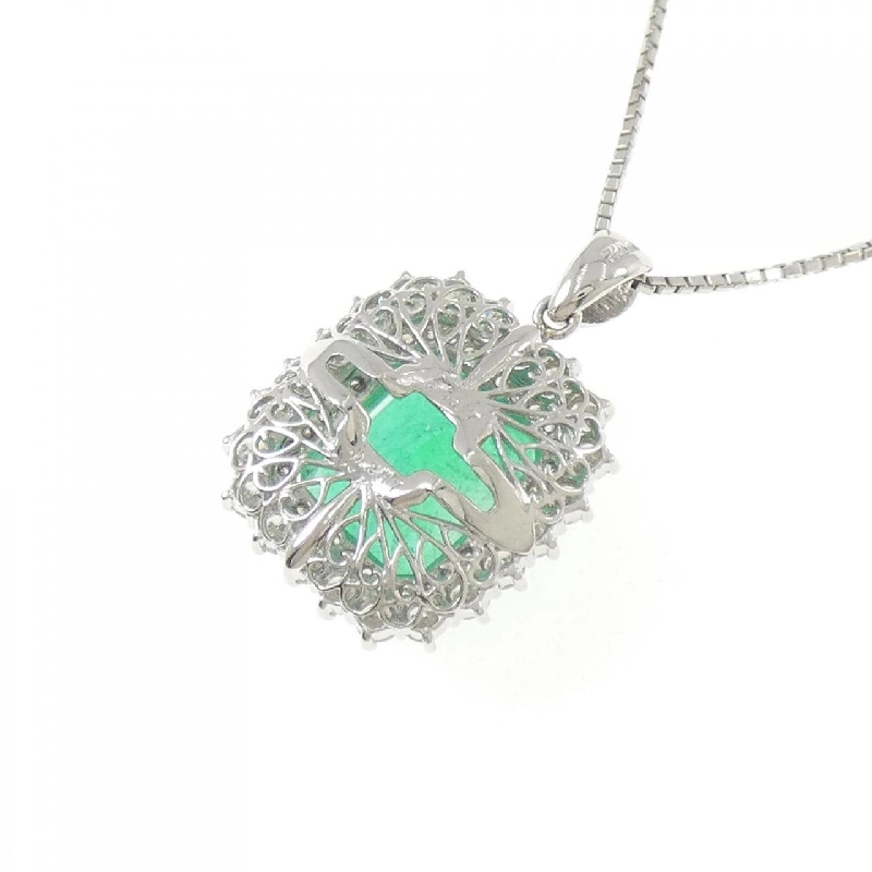 Dây chuyền Emerald PT900/PT850 15.17CT - Hàng hiệu Chính hãng 848548