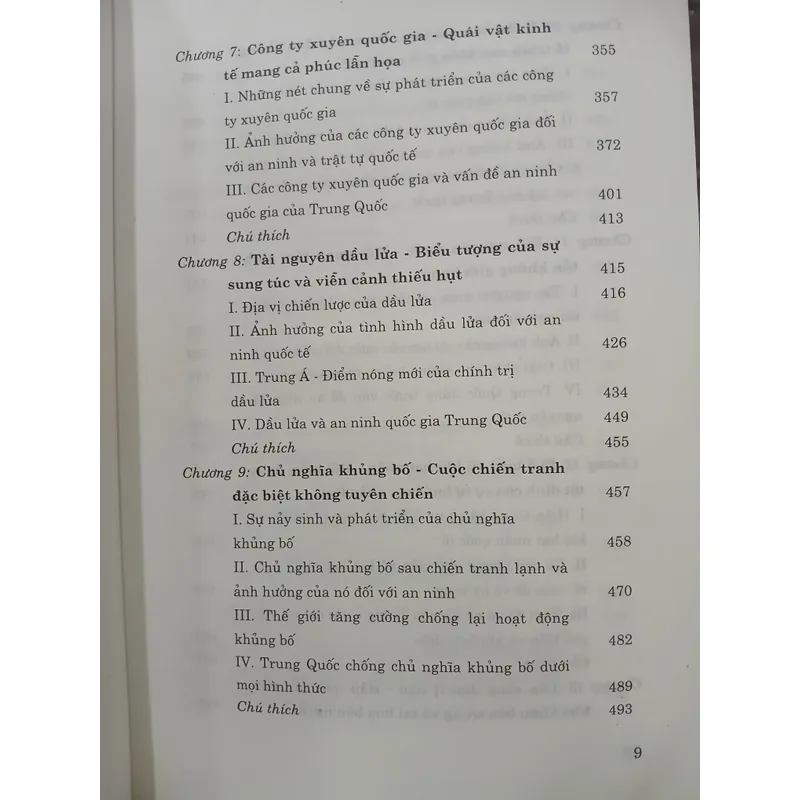 AN NINH QUỐC TẾ TRONG THỜI ĐẠI TOÀN CẦU HÓA - VƯƠNG DẬT CHÂU 731638