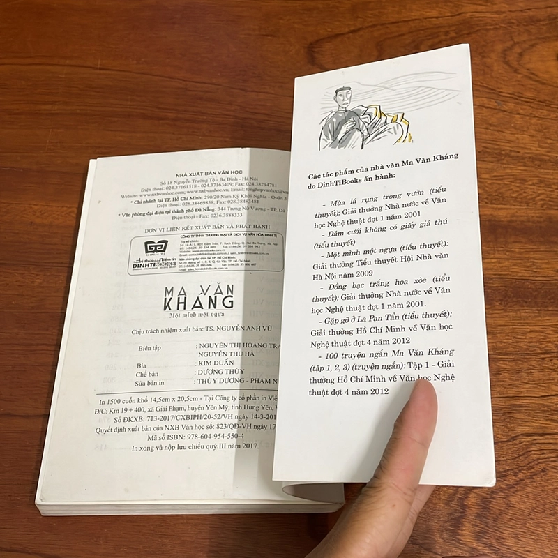 II Tiểu Thuyết: Một Mình Một Ngựa - Ma Văn Kháng - 2017 498622
