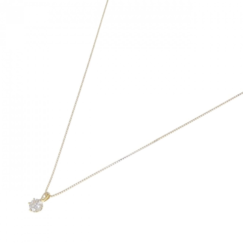 K18YG Solitaire Dây chuyền kim cương 0.20CT - Hàng hiệu Chính hãng 856977